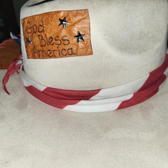 Custom Patriotic Western Hat- God Bless America